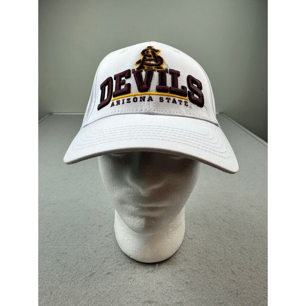 Top of‎ the World Arizona State Sun Devils White Adjustable Baseball Hat Cap